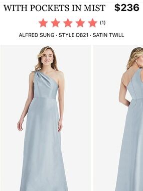 Alfred Sung D821 in Mist